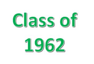 Class of 1962