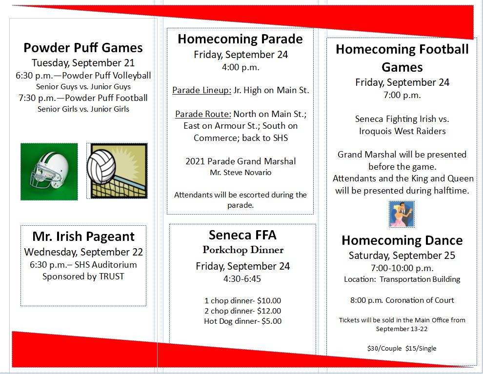 2021 Homecoming Information