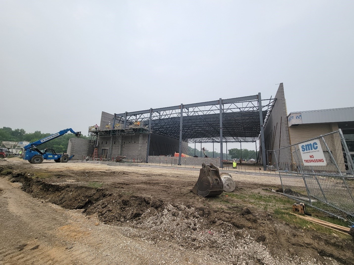 Construction on Gymnasium